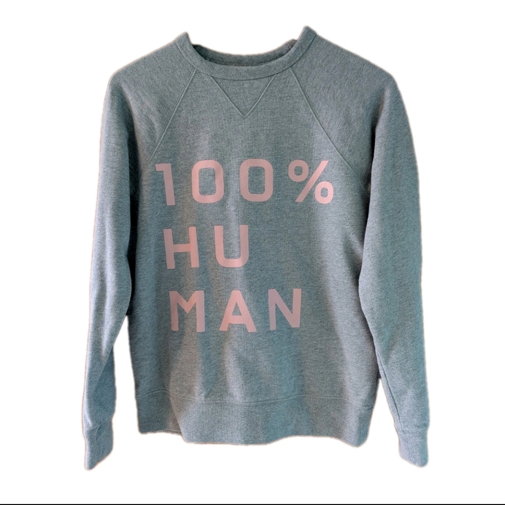 Everlane Sweatshirt Crew neck Women Long Sleeve Gray Size X-Small 100% Human